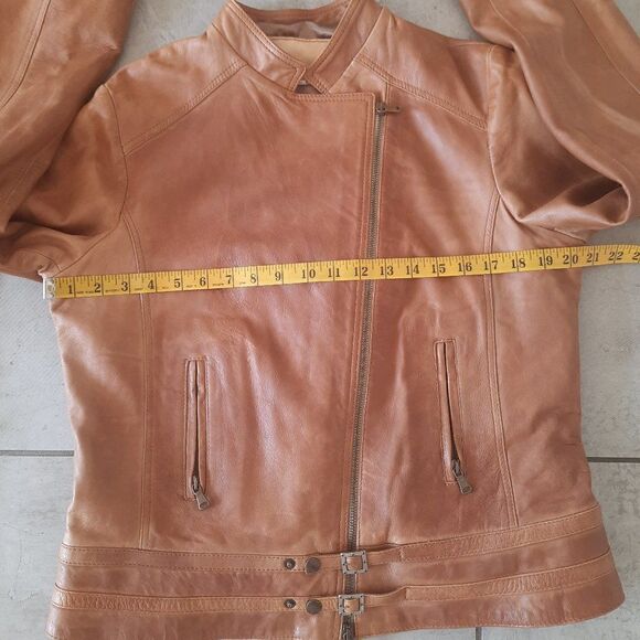 Vera Pelle brown leather jacket size 52 (L) - Picture 11 of 12